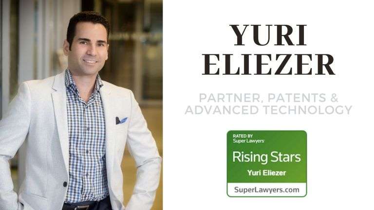 PRESS RELEASE: Patent Attorney Yuri L. Eliezer selected to the Super Lawyers® list for the 2nd Consecutive Year