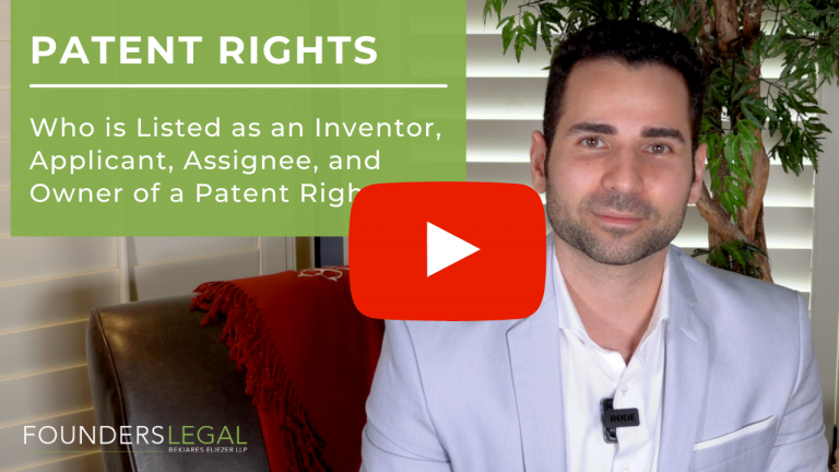 VIDEO: Patent Rights: Who is listed as an inventor, applicant, assignee, and owner of a patent?