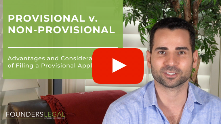 VIDEO: Why File for a Provisional Patent Application?