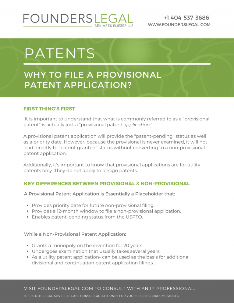 Patent Guide: Reasons to File a Provisional Patent Application