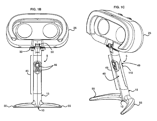 05172022 HP Patent Virtual Reality Headset Stands