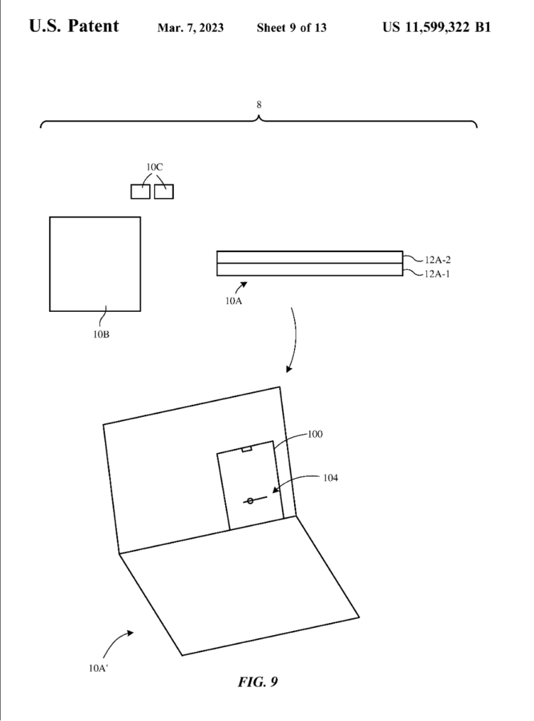 Interesting Patents Apple systems with overlapped displays art fig9