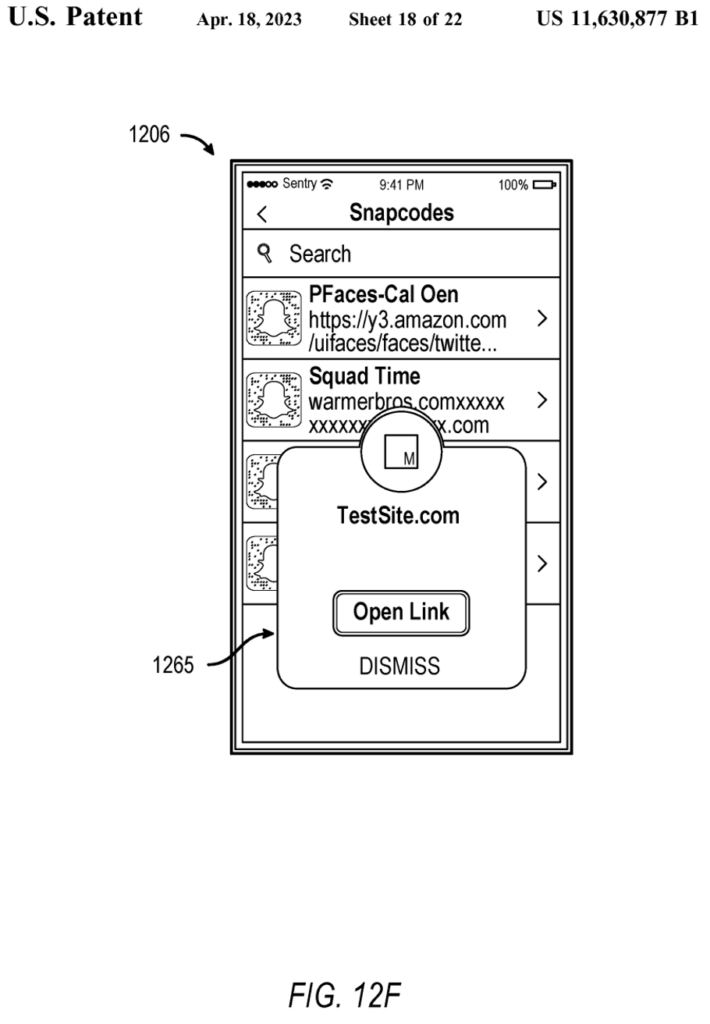 Interesting Patents Snap Custom Visual Codes For Network Links 6