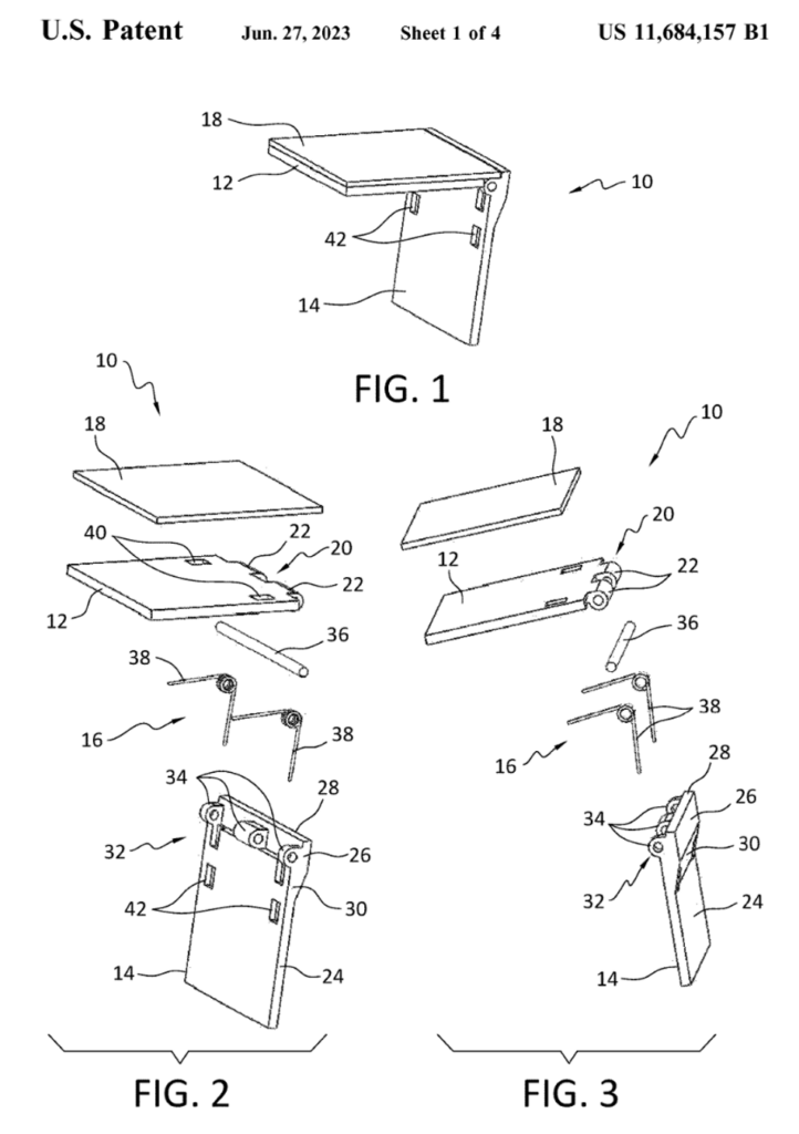 Interesting Patents Furniture With Anti-tipping Support Hinge