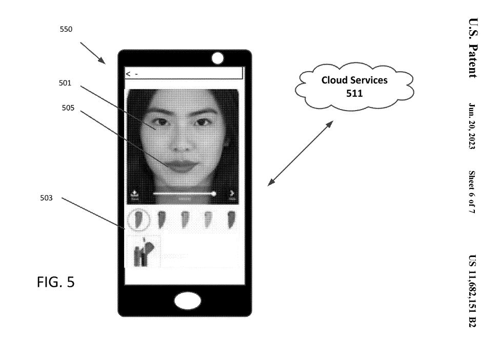 Interesting Patents L'OREAL Makeup Virtual Try-On 